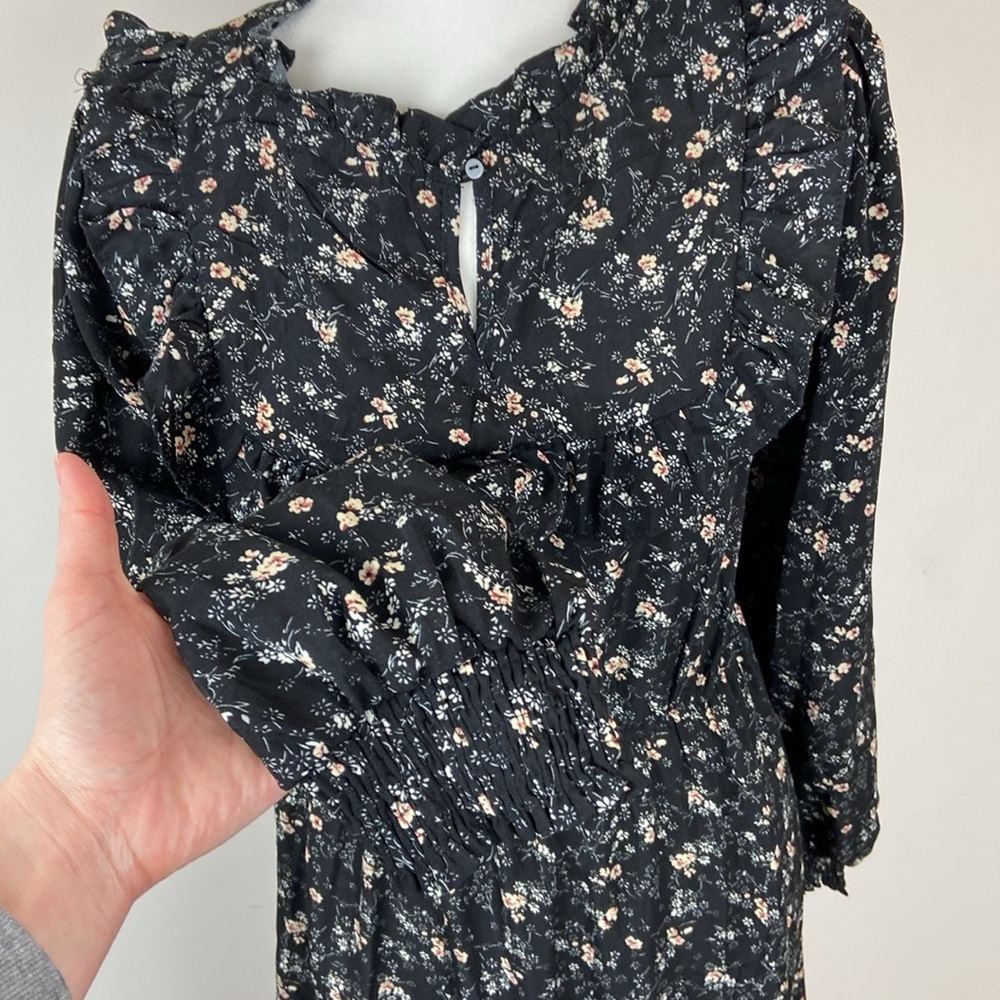 Baltic Born Black Floral Midi Dress - Picture 6 of 14